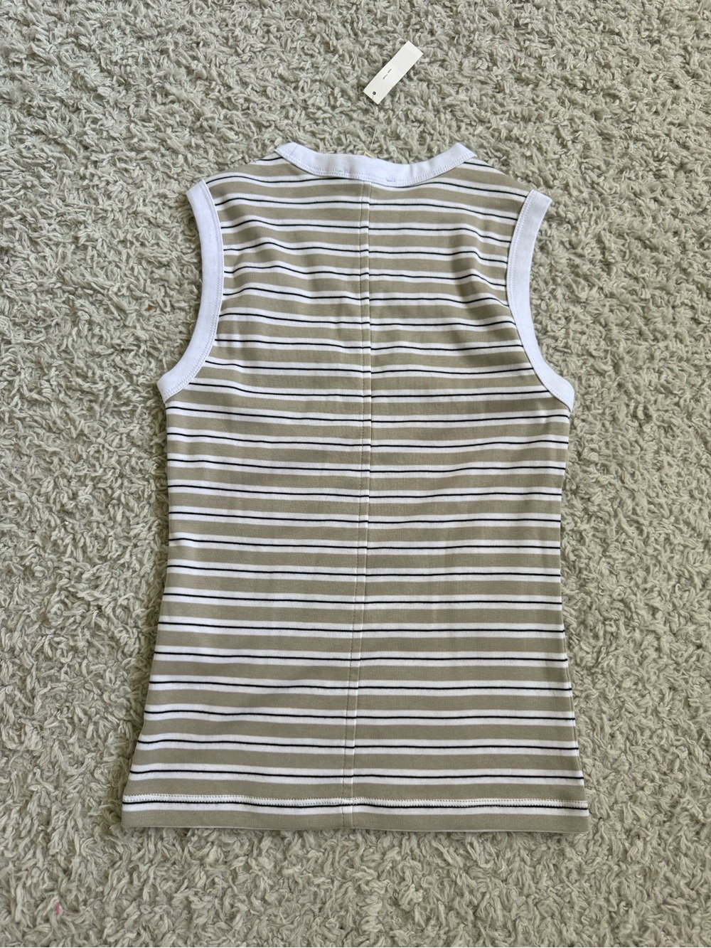Madewell The '90s Shell Tank in Compact Cotton Sz XXS NWT $40 - Picture 8 of 8
